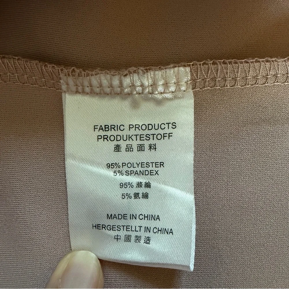 Miusol Blush Long Sleeve Ruffle Dress Size S - Picture 6 of 8